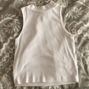 White crop top